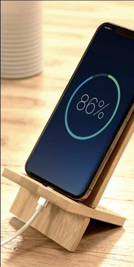 Soporte celular Madera